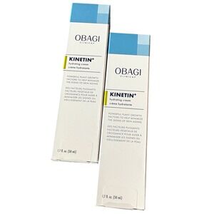 Obagi Clinical Kinetin+ Hydrating Cream 1.7oz NEW Sealed Anti Aging Lot of 2